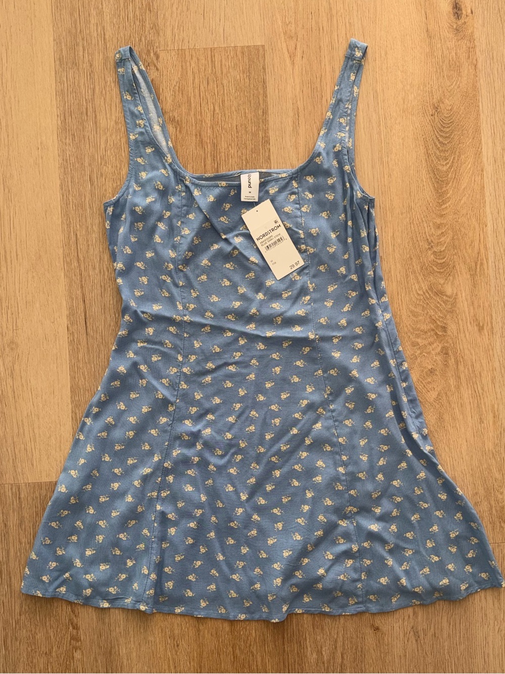 Abound Blue Floral Mini Sundress